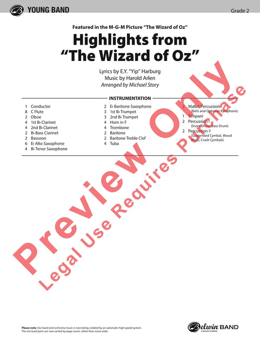 The Wizard of Oz, Highlights from 總譜 | 小雅音樂 Hsiaoya Music