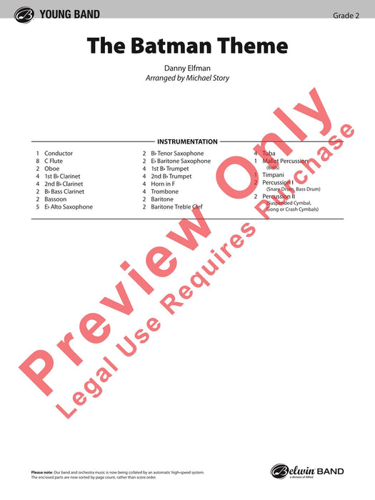 Batman Theme 主題 總譜 | 小雅音樂 Hsiaoya Music