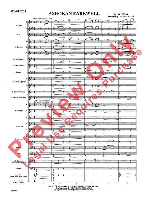 Ashokan Farewell (from The Civil War) 總譜 | 小雅音樂 Hsiaoya Music