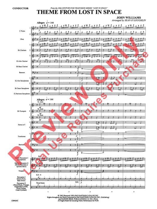 Lost in Space, Theme from 主題 總譜 | 小雅音樂 Hsiaoya Music