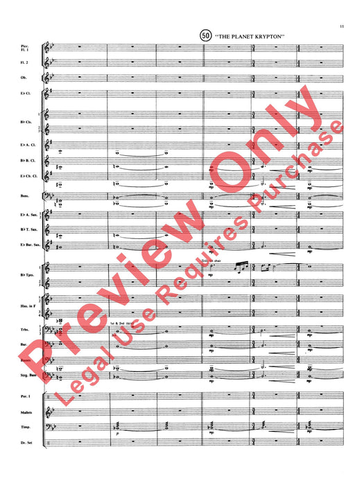 Superman Suite for Concert Band 組曲 室內管樂團 總譜 | 小雅音樂 Hsiaoya Music