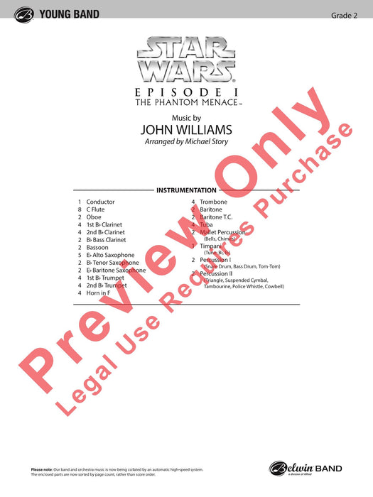 Star Wars®: Episode I The Phantom Menace, Highlights from 總譜 | 小雅音樂 Hsiaoya Music