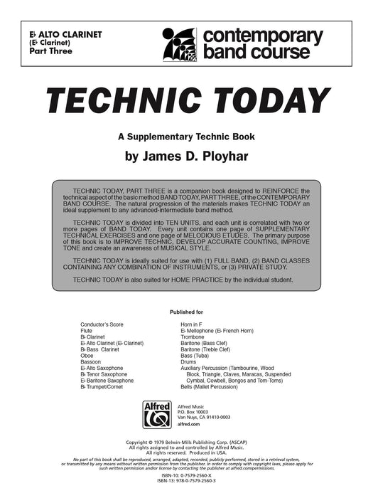 Technic Today, Part 3 A Supplementary Technic Book | 小雅音樂 Hsiaoya Music