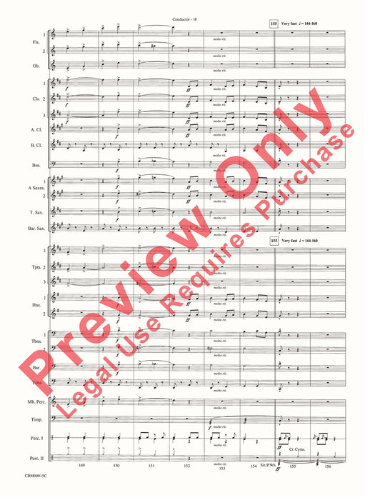 Cartoon Carnival A Medley for Concert Band 組合曲 室內管樂團 總譜 | 小雅音樂 Hsiaoya Music