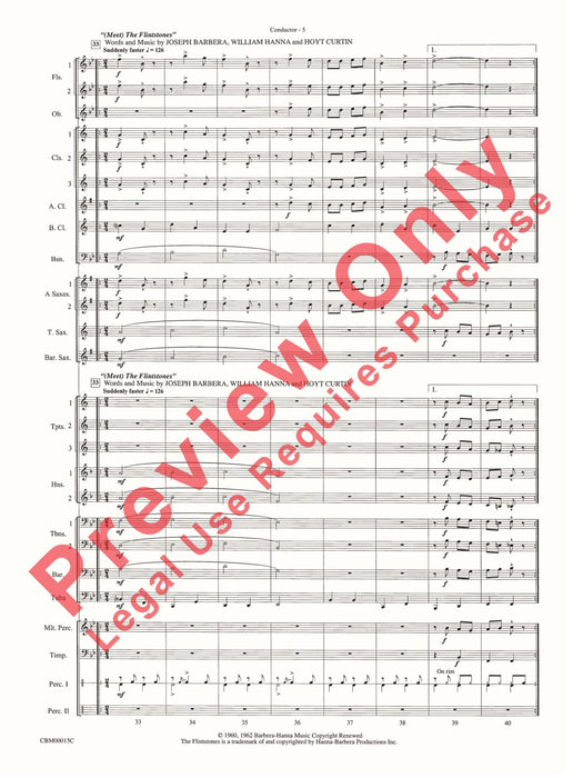 Cartoon Carnival A Medley for Concert Band 組合曲 室內管樂團 總譜 | 小雅音樂 Hsiaoya Music