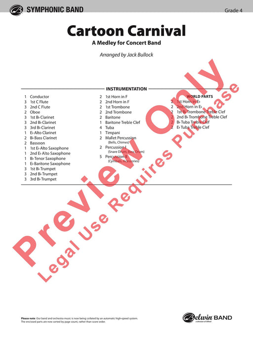 Cartoon Carnival A Medley for Concert Band 組合曲 室內管樂團 | 小雅音樂 Hsiaoya Music