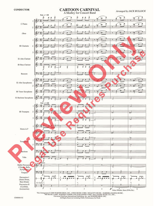 Cartoon Carnival A Medley for Concert Band 組合曲 室內管樂團 | 小雅音樂 Hsiaoya Music