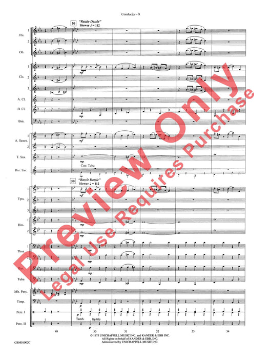 Chicago! (from the Musical Chicago!) Featuring: My Own Best Friend / Razzle Dazzle / And All That Jazz 爵士音樂 總譜 | 小雅音樂 Hsiaoya Music