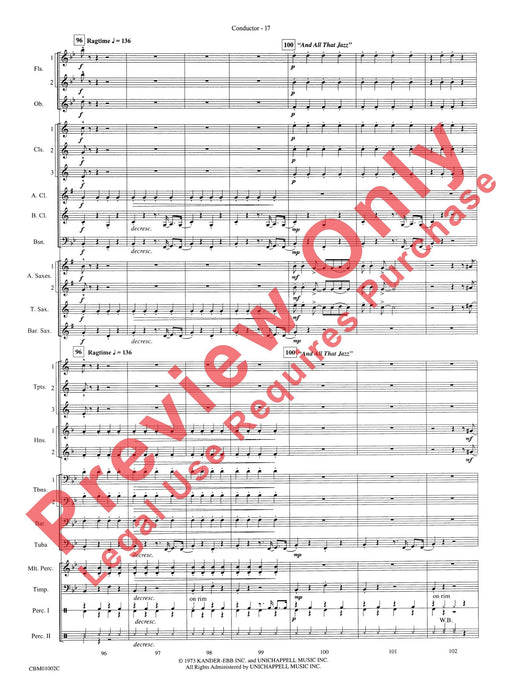 Chicago! (from the Musical Chicago!) Featuring: My Own Best Friend / Razzle Dazzle / And All That Jazz 爵士音樂 總譜 | 小雅音樂 Hsiaoya Music