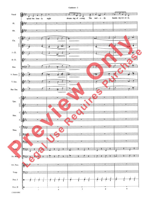 Star Dust Vocal Solo (Optional E-Flat Alto Saxophone or B-Flat Clarinet or B-Flat Trumpet) with Concert Band Acc. 獨奏 中音薩氏管 豎笛 小號 室內管樂團 總譜 | 小雅音樂 Hsiaoya Music