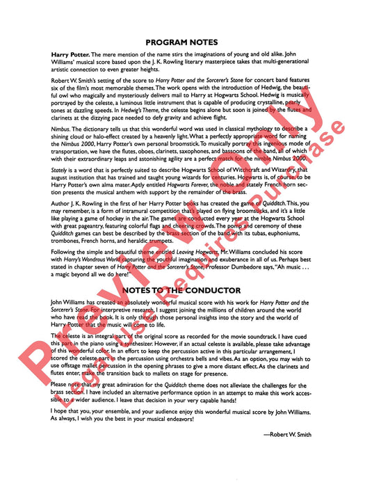 Harry Potter Symphonic Suite 交響組曲 總譜 | 小雅音樂 Hsiaoya Music