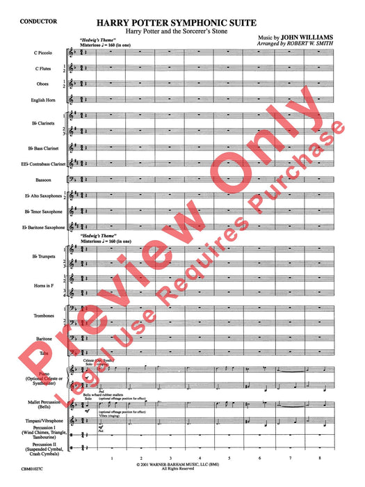 Harry Potter Symphonic Suite 交響組曲 總譜 | 小雅音樂 Hsiaoya Music