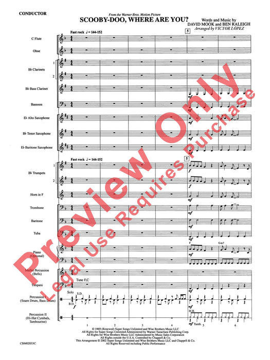 Scooby-Doo, Where Are You? (from Scooby-Doo) 總譜 | 小雅音樂 Hsiaoya Music