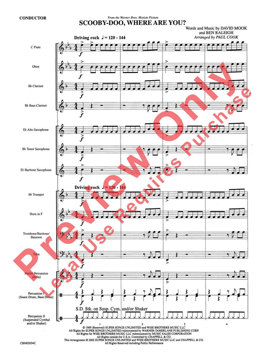 Scooby-Doo, Where Are You?, Theme from 主題 總譜 | 小雅音樂 Hsiaoya Music