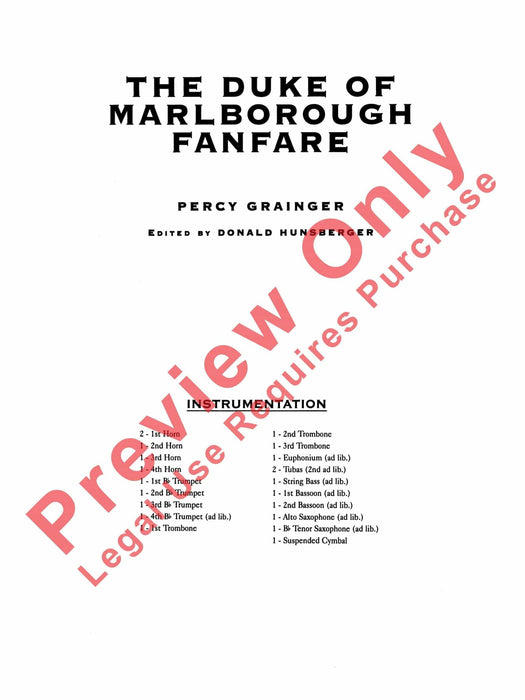 The Duke of Marlborough Fanfare 號曲 | 小雅音樂 Hsiaoya Music