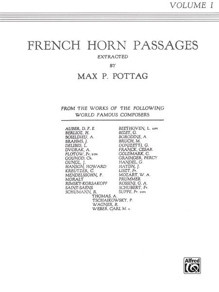 French Horn Passages, Volume I 法國號 | 小雅音樂 Hsiaoya Music