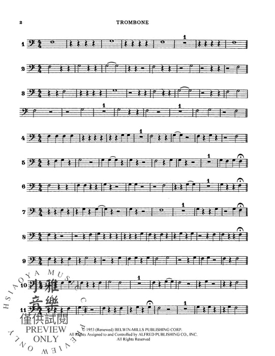 101 Rhythmic Rest Patterns In Unison for Band 節奏 同度 | 小雅音樂 Hsiaoya Music