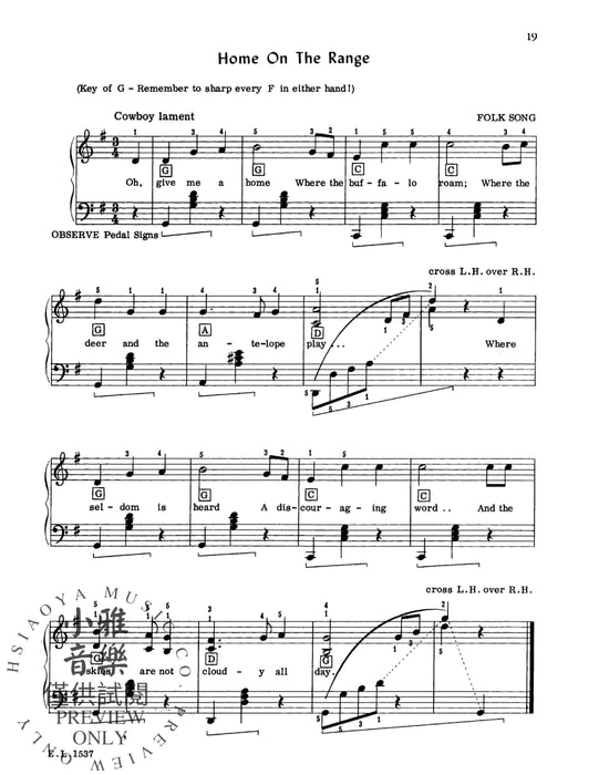 Piano for Pleasure, Book 1 A Method Based on a Simplified Chord Approach 鋼琴 和弦 | 小雅音樂 Hsiaoya Music