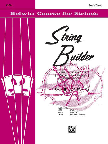 String Builder, Book Three A String Class Method (for Class or Individual Instruction) 弦樂 | 小雅音樂 Hsiaoya Music