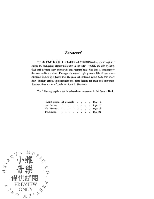 Practical Studies for French Horn, Book II 法國號 | 小雅音樂 Hsiaoya Music