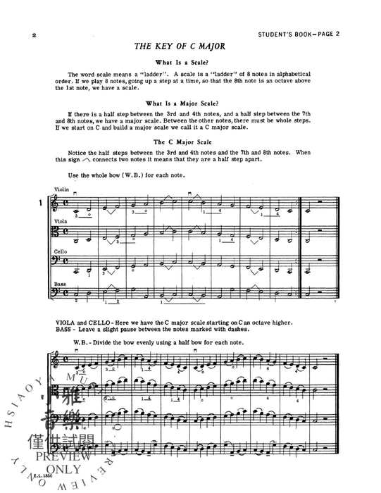 Scales for Strings, Book I 弦樂 | 小雅音樂 Hsiaoya Music