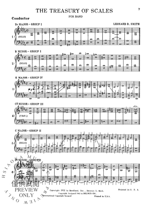 Treasury of Scales for Band and Orchestra 管弦樂團 | 小雅音樂 Hsiaoya Music