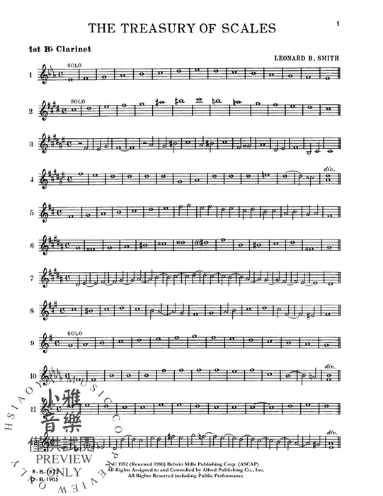 Treasury of Scales for Band and Orchestra 管弦樂團 | 小雅音樂 Hsiaoya Music