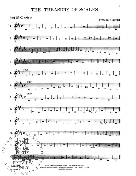 Treasury of Scales for Band and Orchestra 管弦樂團 | 小雅音樂 Hsiaoya Music
