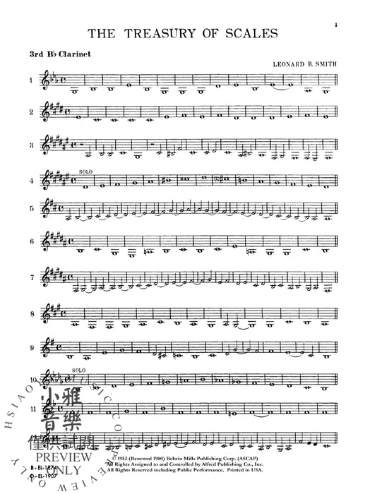 Treasury of Scales for Band and Orchestra 管弦樂團 | 小雅音樂 Hsiaoya Music