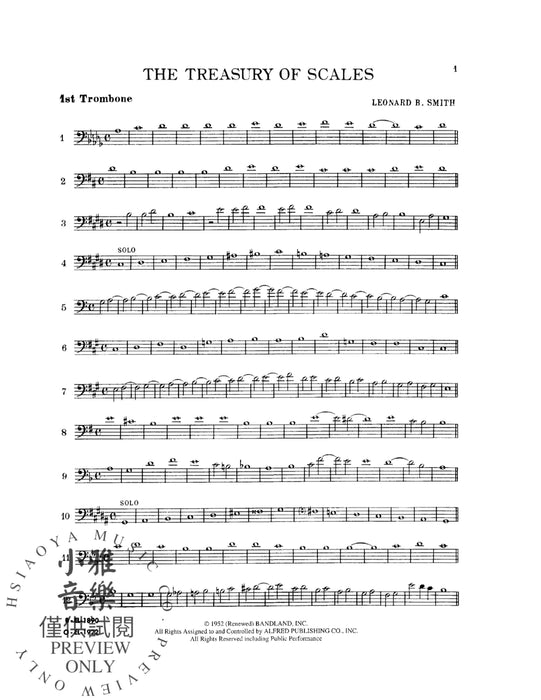 Treasury of Scales for Band and Orchestra 管弦樂團 | 小雅音樂 Hsiaoya Music