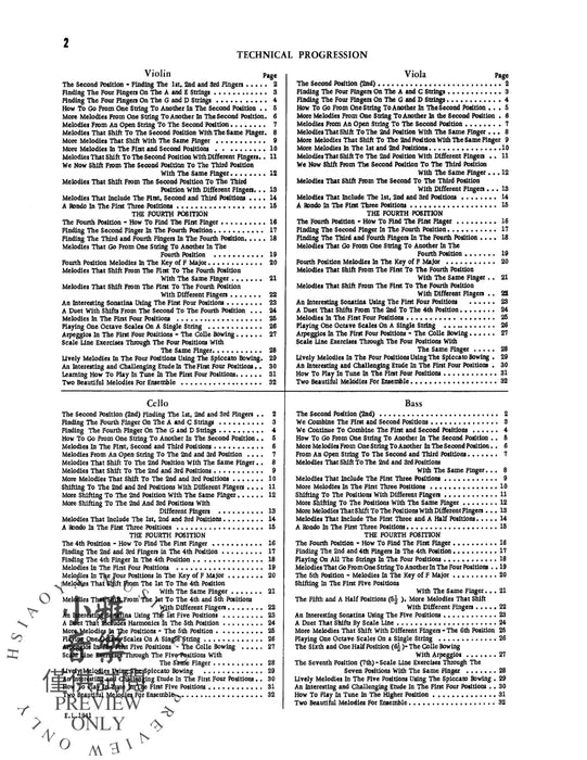 2nd and 4th Position String Builder A Continuation of the Belwin String Builder or Any Other Standard String Class Method 弦樂 | 小雅音樂 Hsiaoya Music