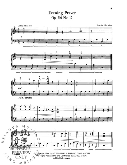 Belwin Piano Method, Book 4 鋼琴 | 小雅音樂 Hsiaoya Music