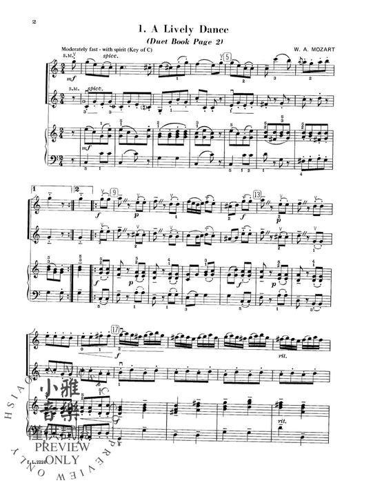 Beautiful Music for Two String Instruments, Book IV 弦樂 | 小雅音樂 Hsiaoya Music