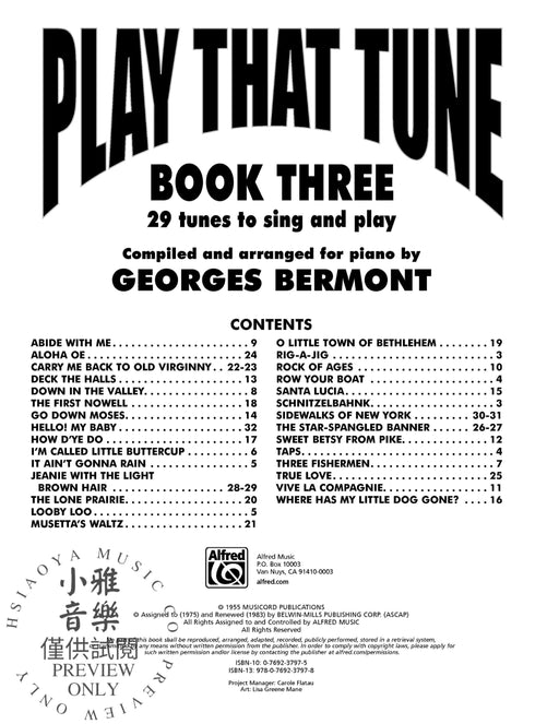Play That Tune, Book 3 29 Tunes to Sing and Play | 小雅音樂 Hsiaoya Music