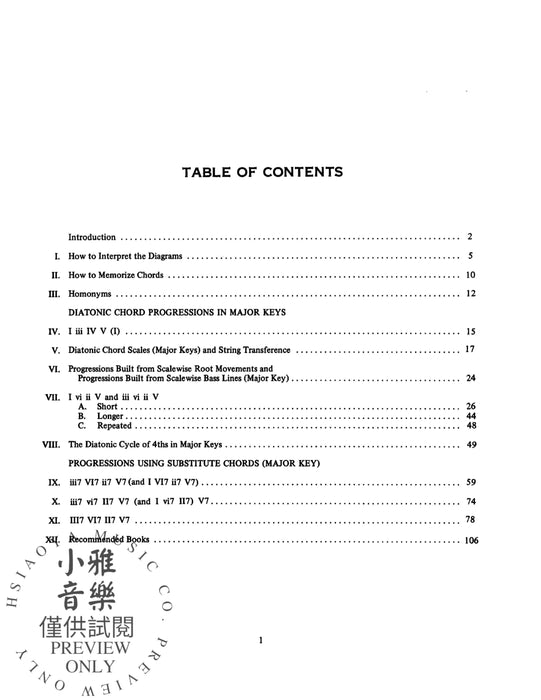 Ted Greene: Modern Chord Progressions Jazz & Classical Voicings for Guitar 和弦 古典 吉他 | 小雅音樂 Hsiaoya Music