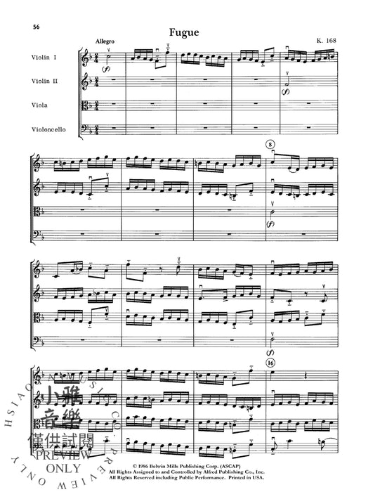 The Best of Mozart For String Quartet or String Orchestra 莫札特 弦樂四重奏弦樂團 | 小雅音樂 Hsiaoya Music