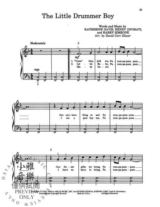 Sleigh Ride and Other Christmas Songs & Carols 耶誕頌歌 | 小雅音樂 Hsiaoya Music