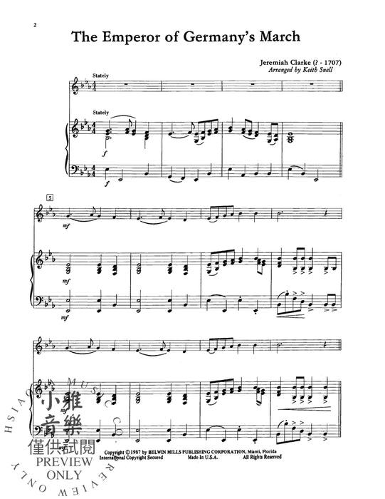 Belwin Master Solos, Volume 1 (Trumpet) 獨奏 小號 | 小雅音樂 Hsiaoya Music