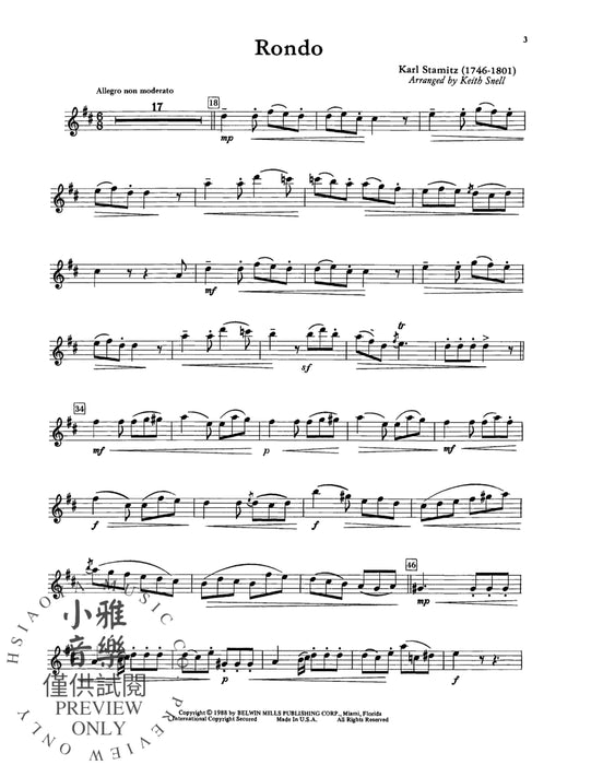 Belwin Master Solos, Volume 1 (Clarinet) 獨奏 豎笛 | 小雅音樂 Hsiaoya Music