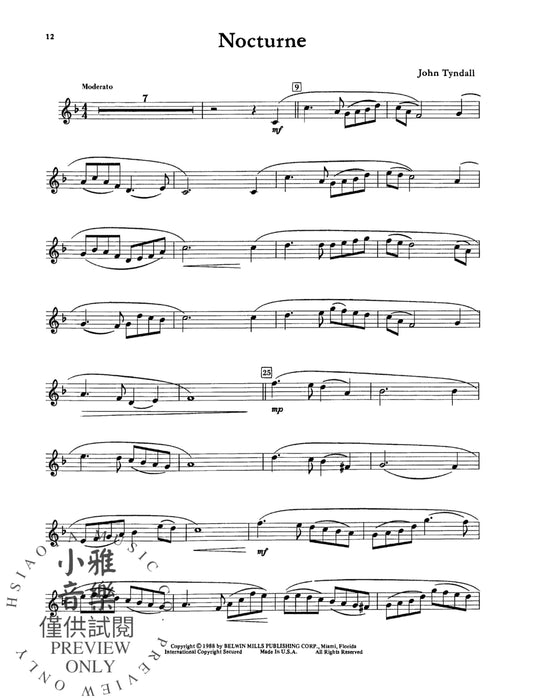 Belwin Master Solos, Volume 1 (Clarinet) 獨奏 豎笛 | 小雅音樂 Hsiaoya Music