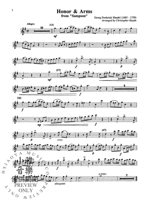 Belwin Master Solos, Volume 1 (Alto Saxophone) 獨奏 中音薩氏管 | 小雅音樂 Hsiaoya Music