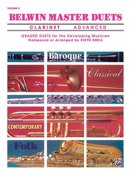 Belwin Master Duets (Clarinet), Advanced Volume 2 二重奏 豎笛 | 小雅音樂 Hsiaoya Music