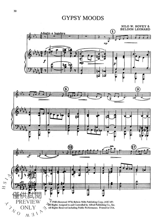 Classic Festival Solos (B-flat Clarinet), Volume 1 Piano Acc. 獨奏 豎笛 鋼琴 | 小雅音樂 Hsiaoya Music