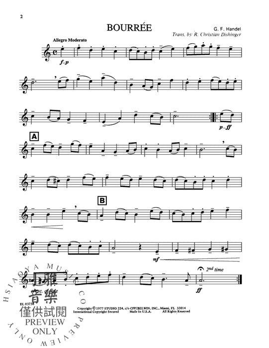 Classic Festival Solos (B-flat Trumpet), Volume 1 Solo Book 獨奏 小號 獨奏 | 小雅音樂 Hsiaoya Music