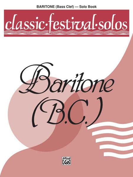 Classic Festival Solos (Baritone B.C.), Volume 1 Solo Book 獨奏 獨奏 | 小雅音樂 Hsiaoya Music
