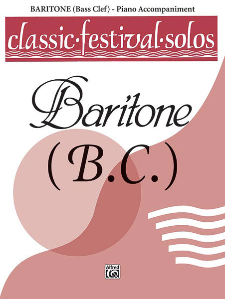 Classic Festival Solos (Baritone B.C.), Volume 1 Piano Acc. 獨奏 鋼琴 | 小雅音樂 Hsiaoya Music