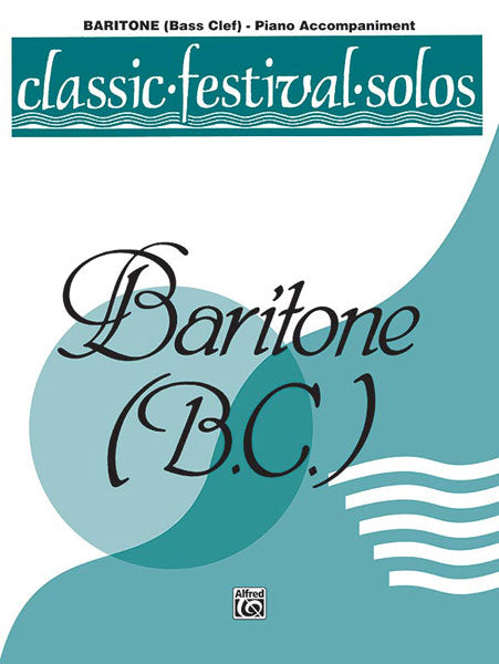 Classic Festival Solos (Baritone B.C.), Volume 2 Piano Acc. 獨奏 鋼琴 | 小雅音樂 Hsiaoya Music