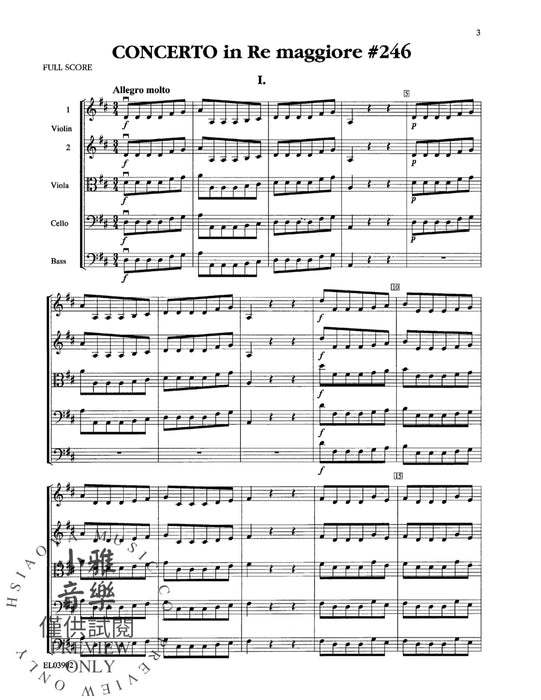 The Best of Antonio Vivaldi Concertos, Volume One For String Orchestra or String Quartet 韋瓦第 協奏曲 弦樂團弦樂四重奏 | 小雅音樂 Hsiaoya Music