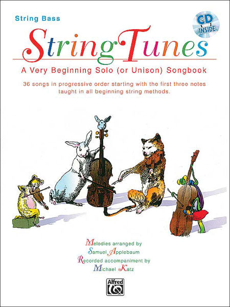 StringTunes: A Very Beginning Solo (or Unison) Songbook 36 Songs in Progressive Order Starting with the First Three Notes Taught in All Beginning String Methods 弦樂 獨奏 同度 弦樂 | 小雅音樂 Hsiaoya Music