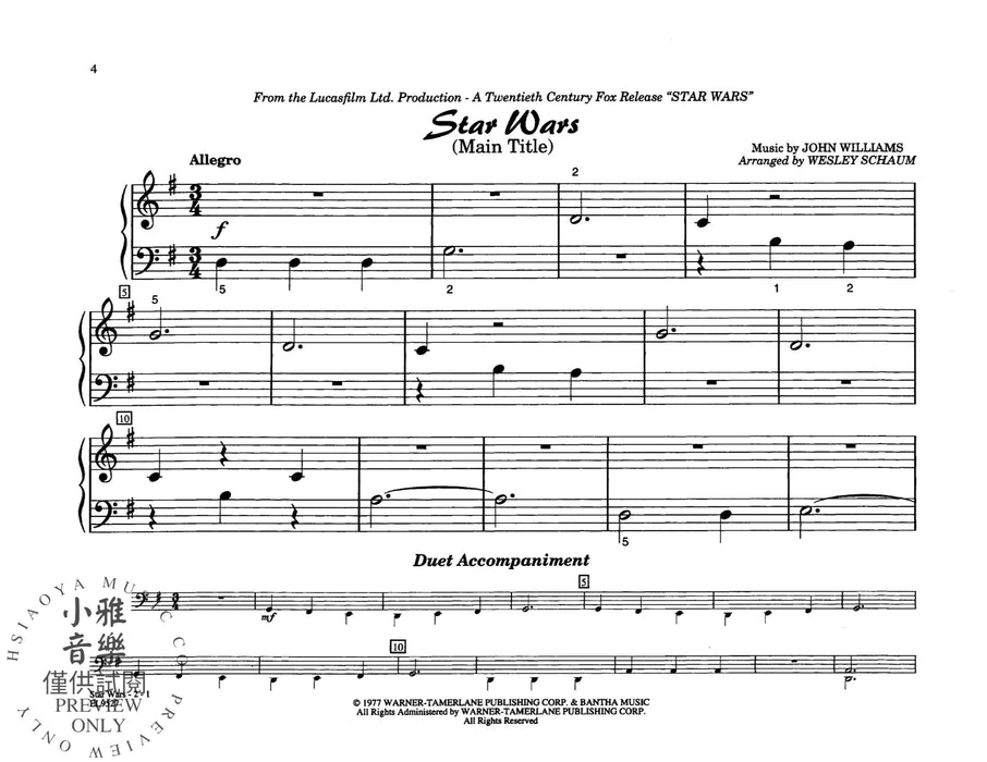 Schaum Pop Favorites, Pre-A: The Green Book | 小雅音樂 Hsiaoya Music